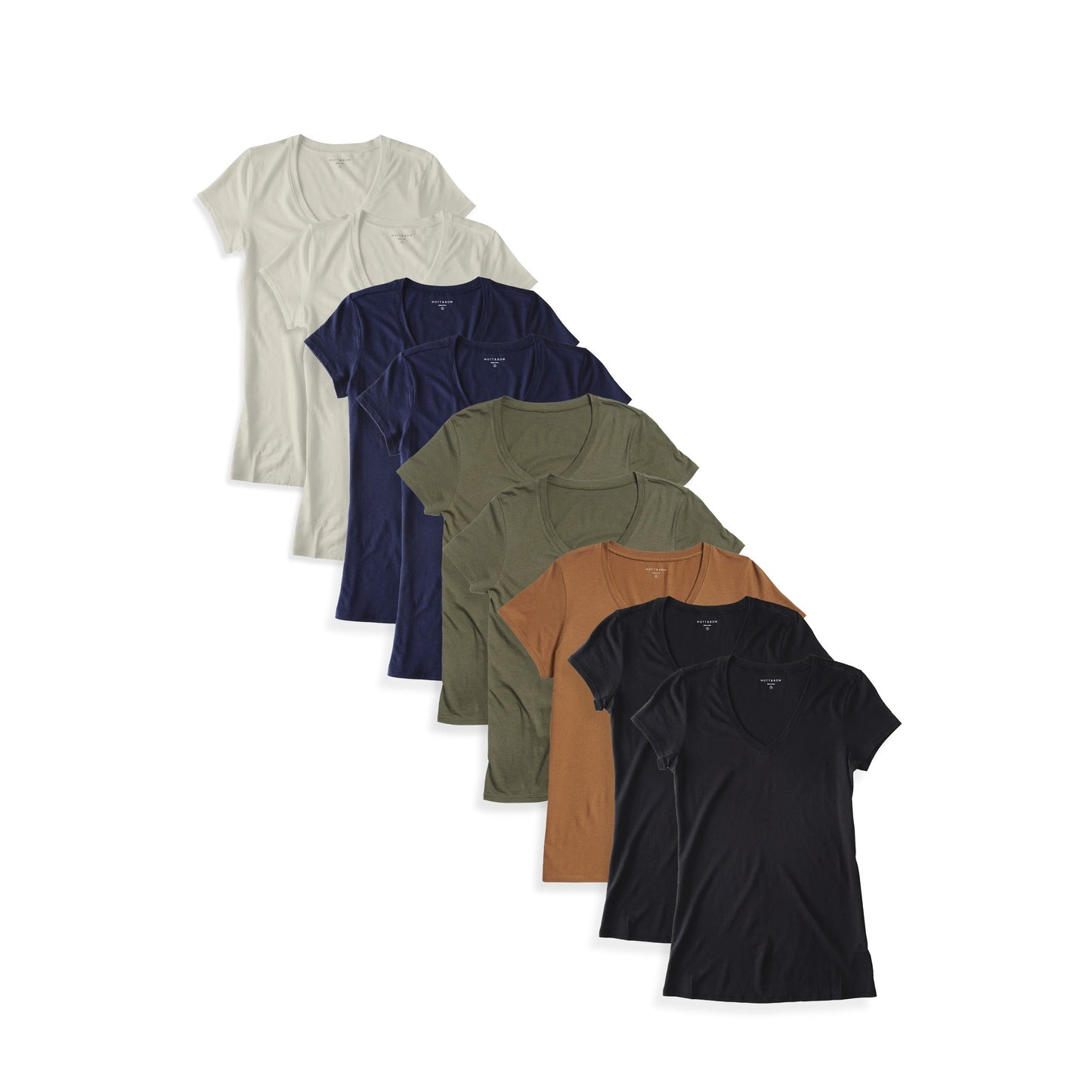 Fitted V-Neck Marcy 9-Pack