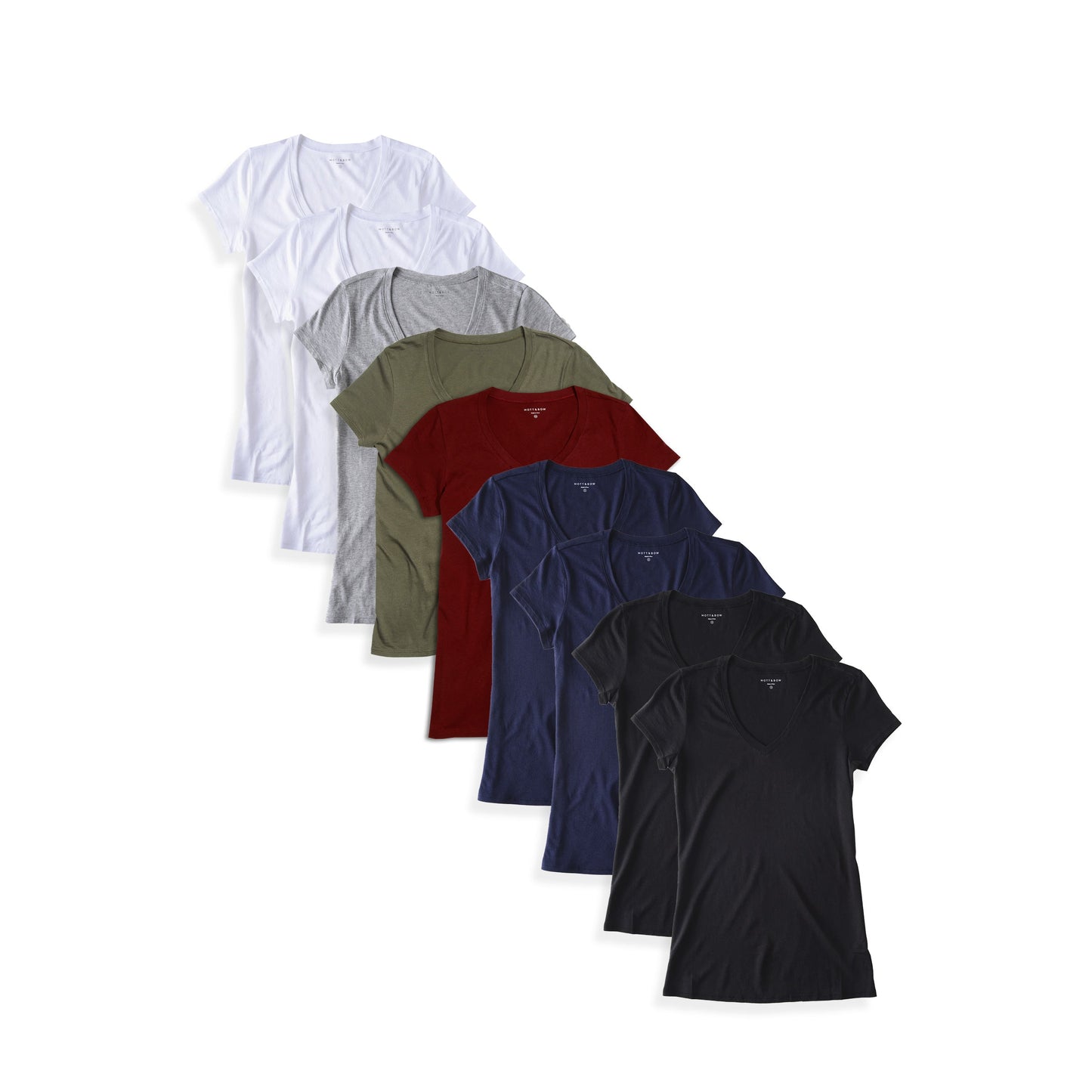 Fitted V-Neck Marcy 9-Pack