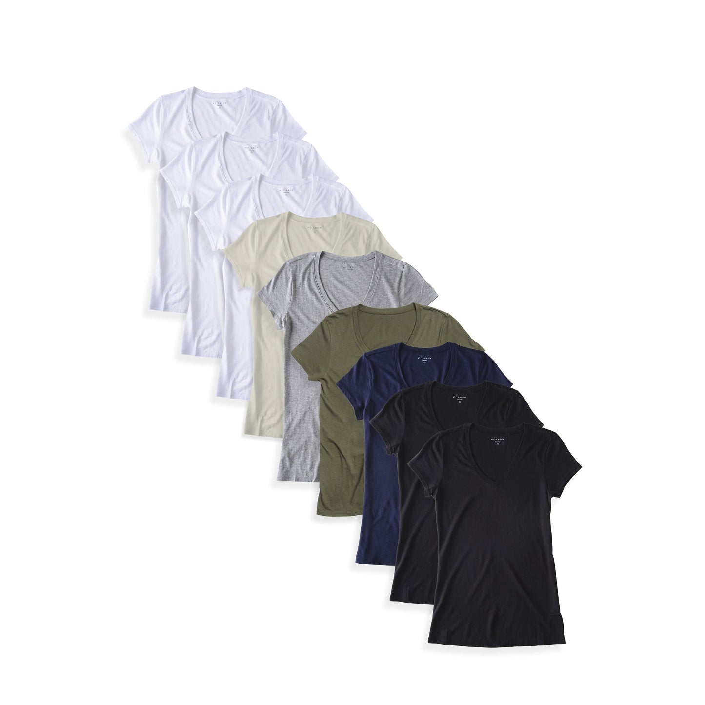 Fitted V-Neck Marcy 9-Pack