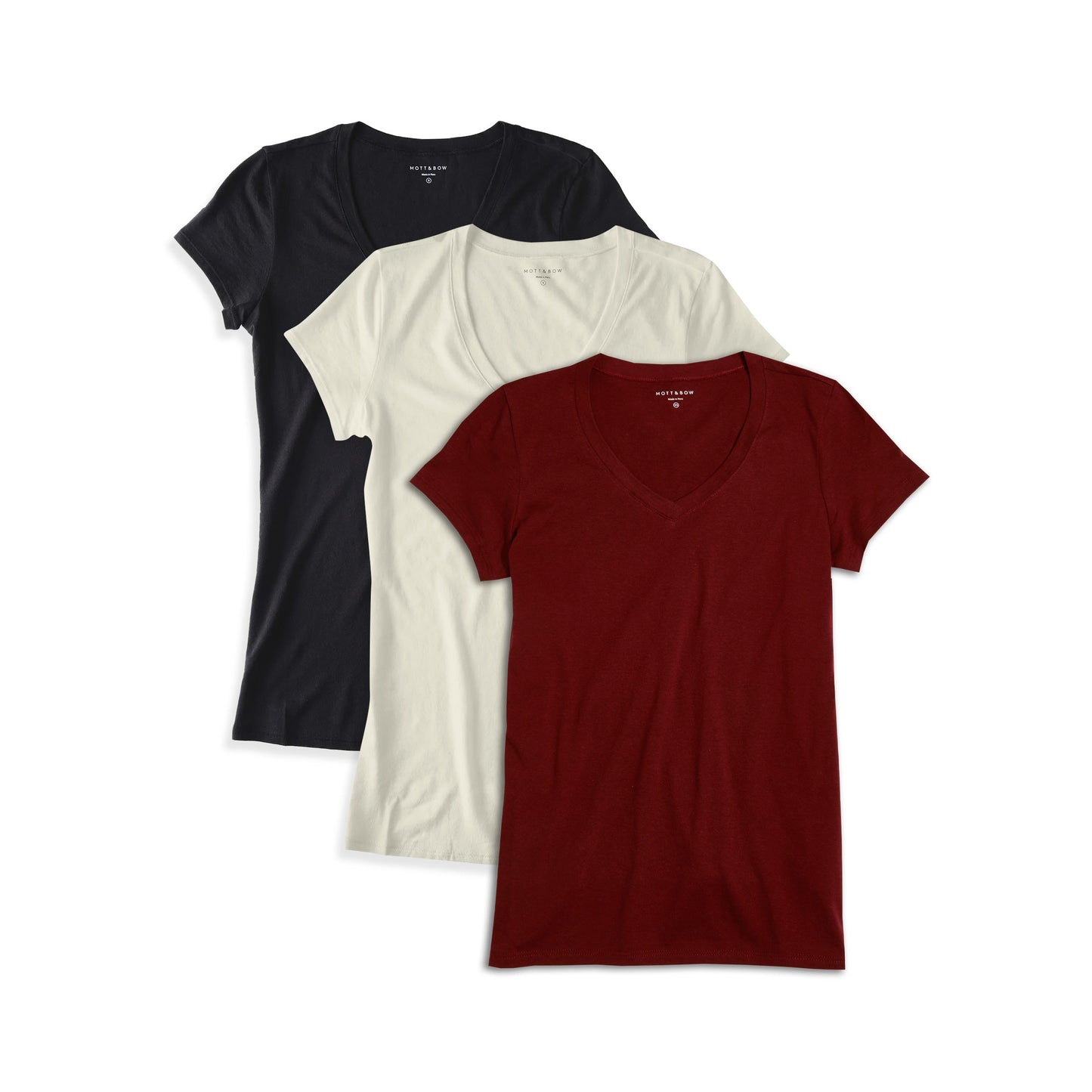 Fitted V-Neck Marcy 3-Pack