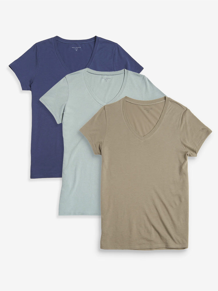 Fitted V-Neck Marcy 3-Pack