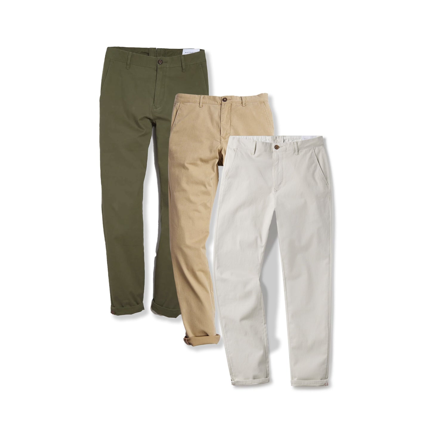 The Twill Chino Charles 3-Pack