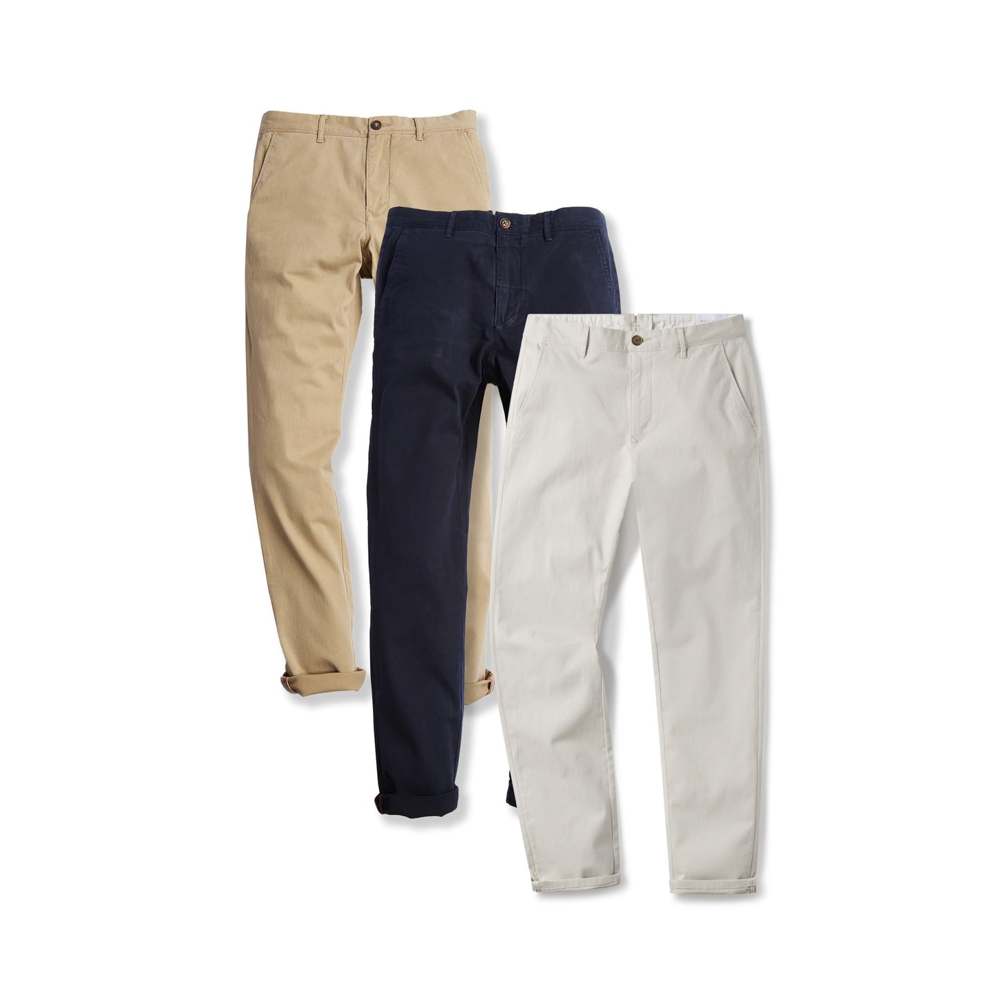The Twill Chino Charles 3-Pack