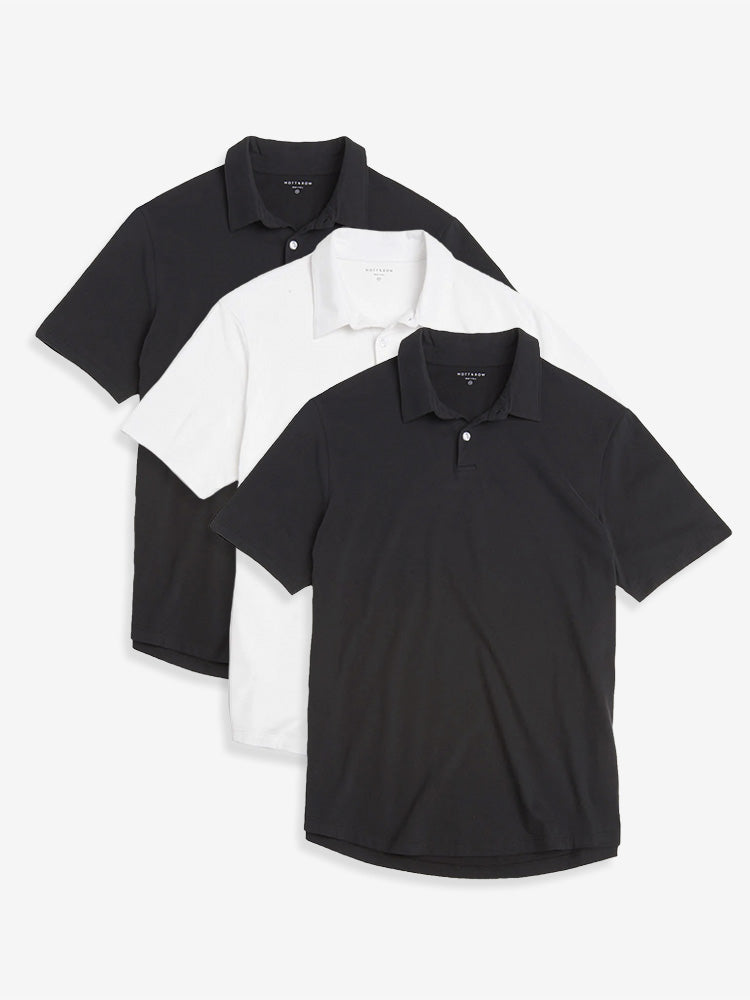 Jersey Sueded Polo 3-Pack