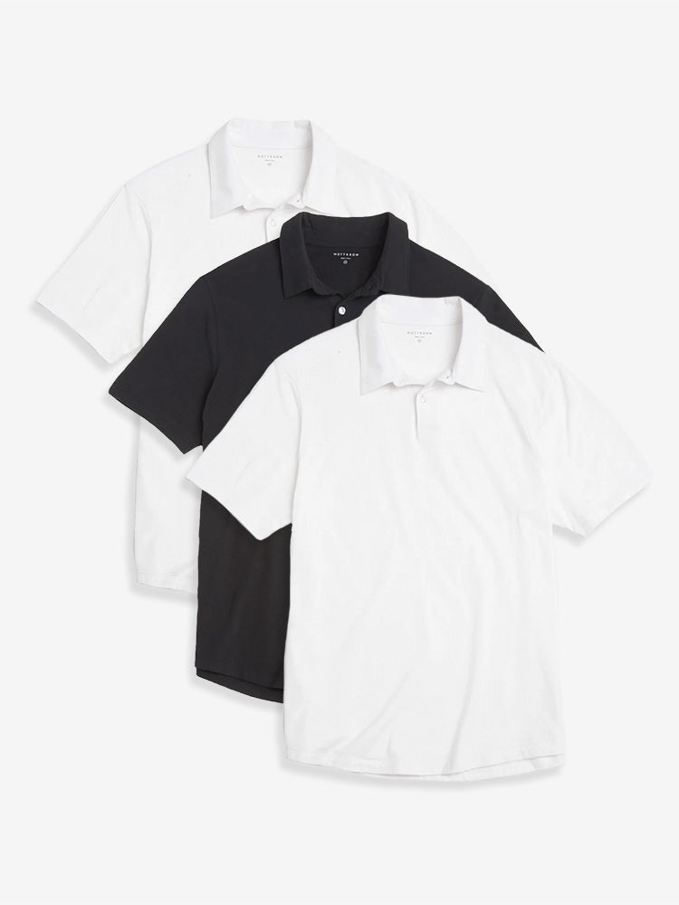 Jersey Sueded Polo 3-Pack