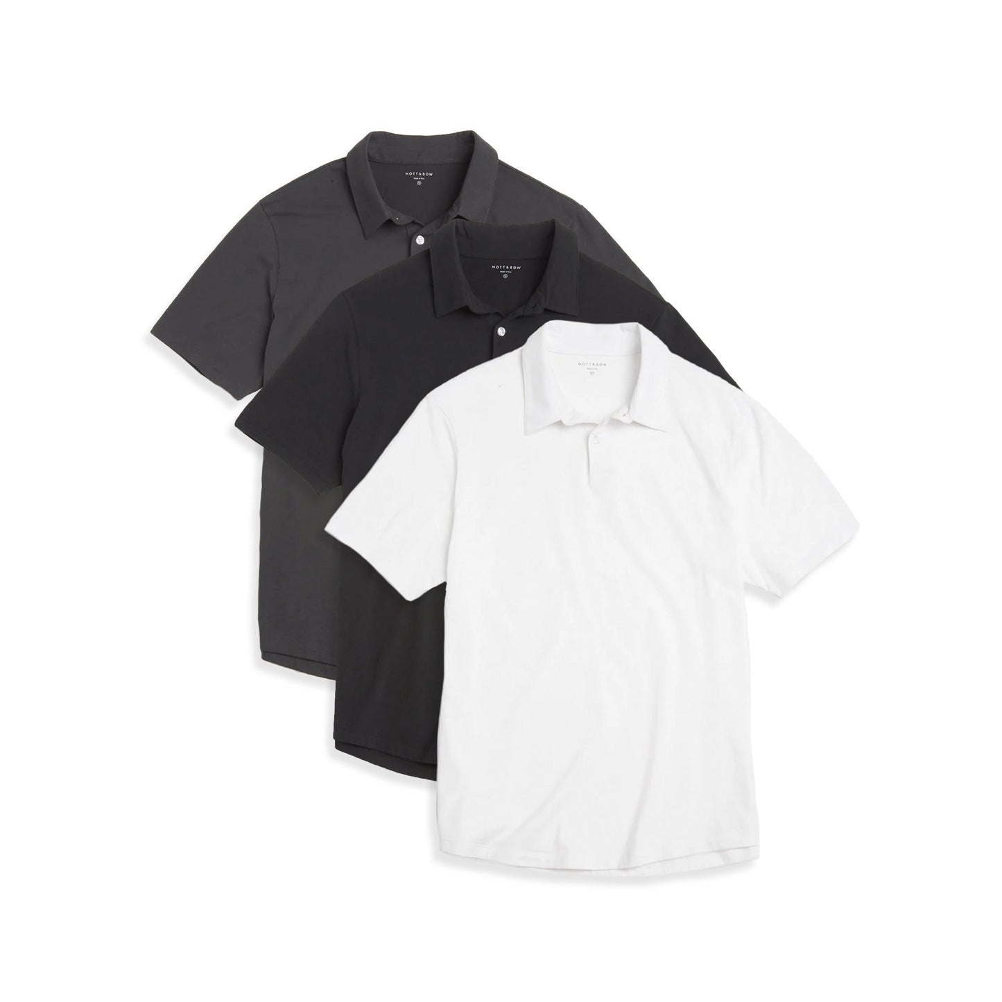 Jersey Sueded Polo 3-Pack