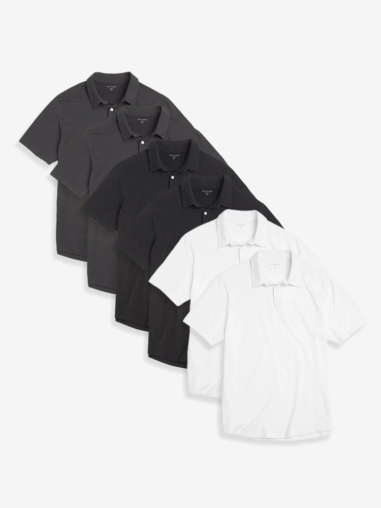 Jersey Sueded Polo 6-Pack