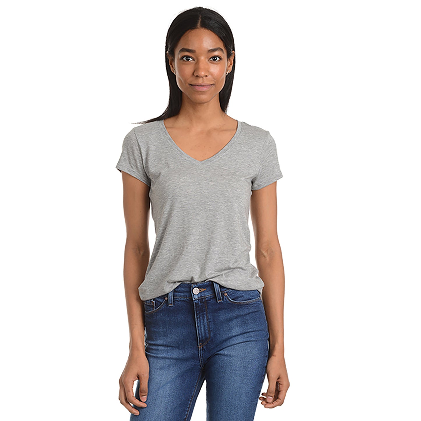 Fitted V-Neck Marcy Tee