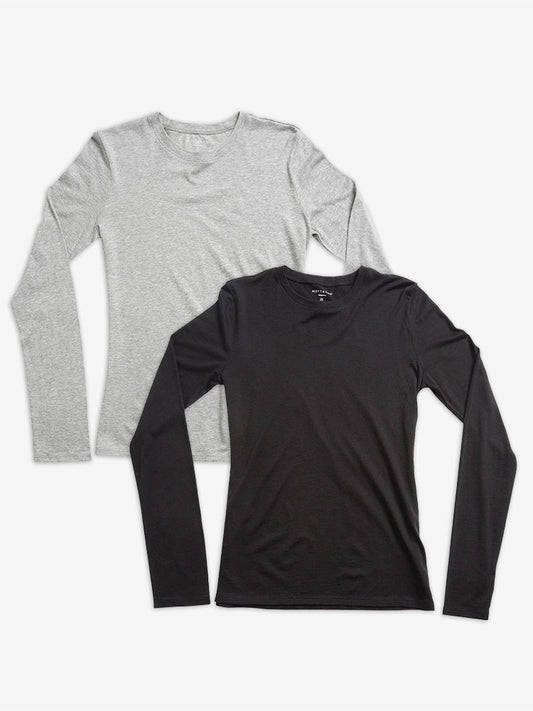 Long Sleeve Crew Tee Marcy 2-Pack