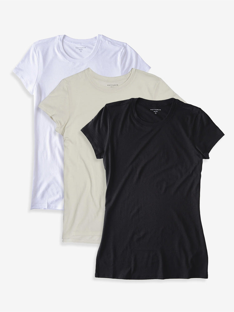 Fitted Crew Marcy 3-Pack