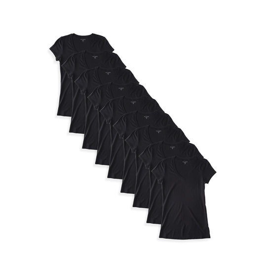 Fitted V-Neck Marcy 9-Pack