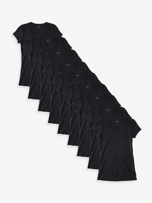 Fitted V-Neck Marcy 9-Pack