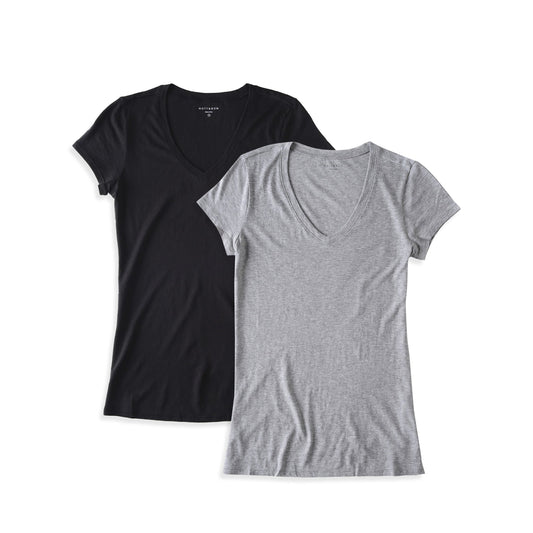 Fitted V-Neck Marcy 2-Pack