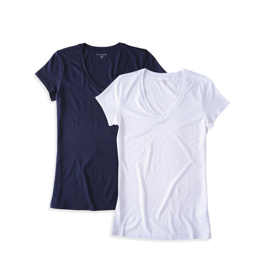 Fitted V-Neck Marcy 2-Pack