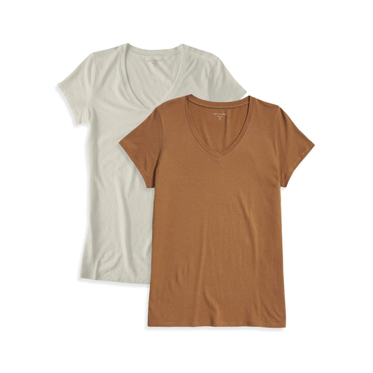 Fitted V-Neck Marcy 2-Pack