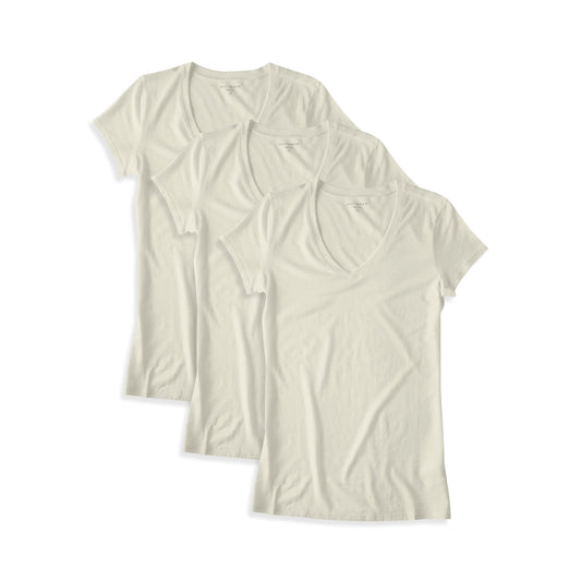 Fitted V-Neck Marcy 3-Pack