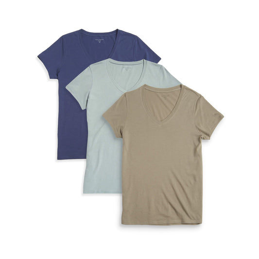 Fitted V-Neck Marcy 3-Pack