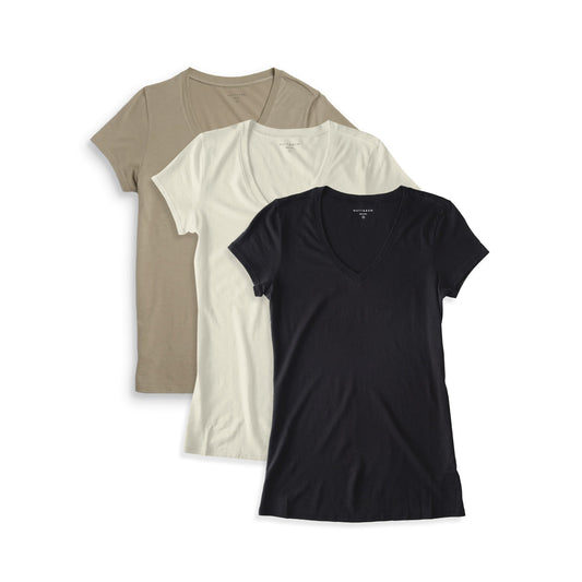 Fitted V-Neck Marcy 3-Pack