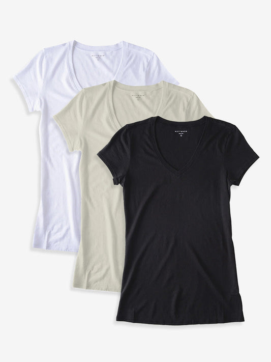 Fitted V-Neck Marcy 3-Pack