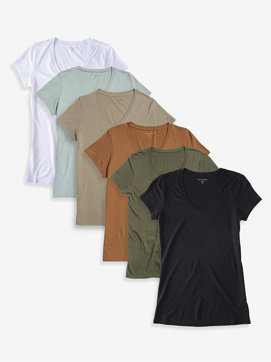 Fitted V-Neck Marcy 6-Pack
