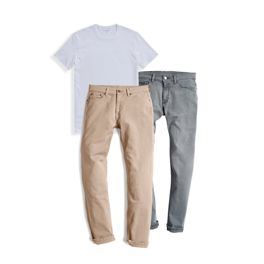 2 jeans + 1 Driggs tee bundle