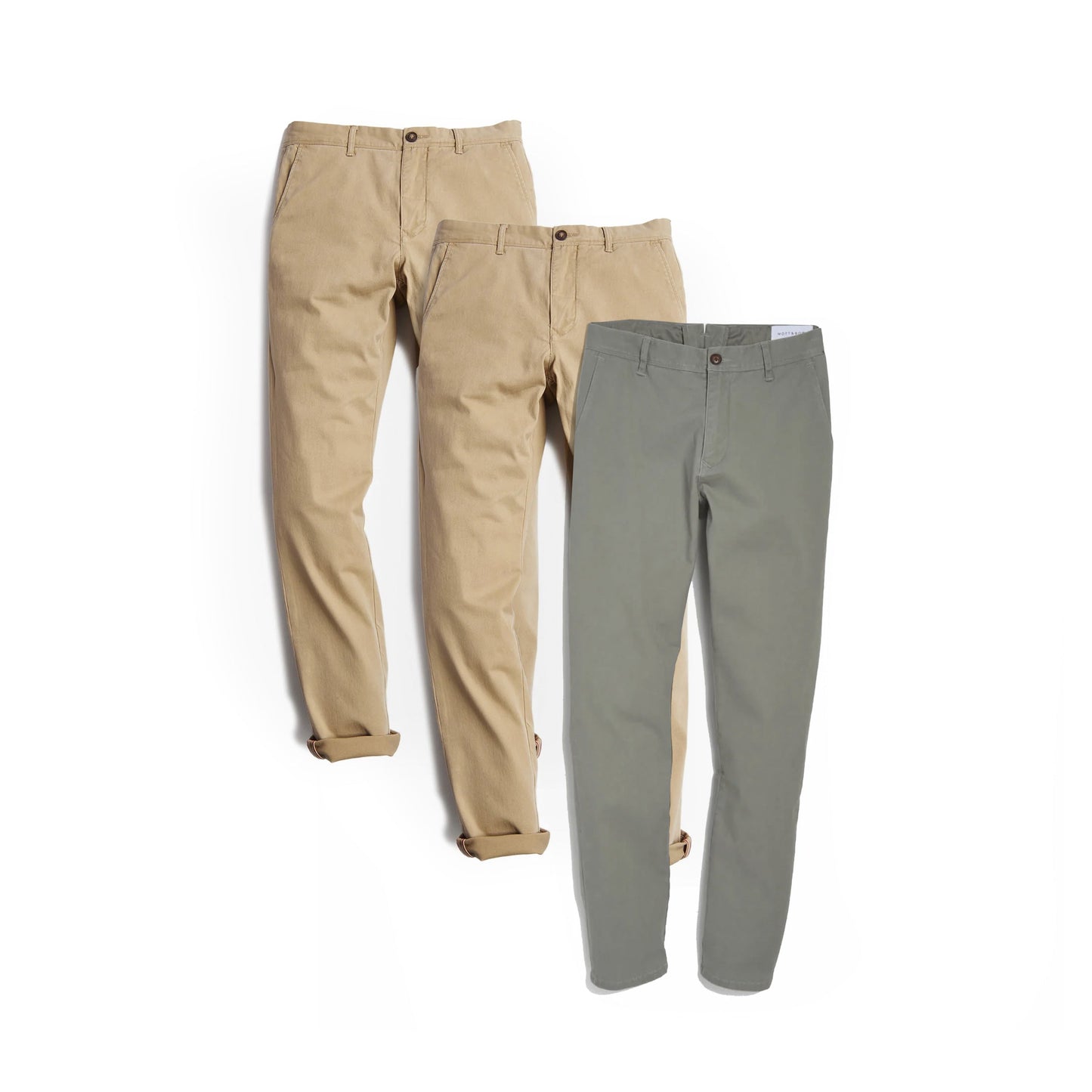 The Twill Chino Charles 3-Pack