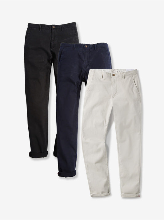 The Twill Chino Charles 3-Pack