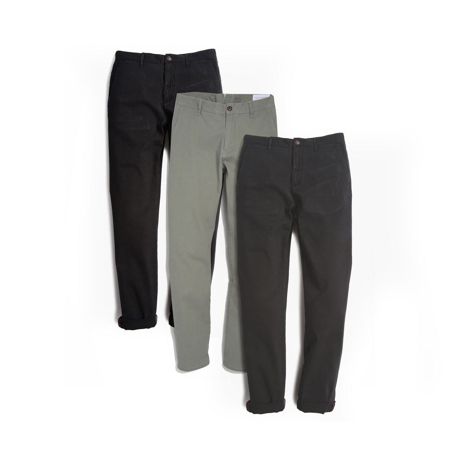 The Twill Chino Charles 3-Pack