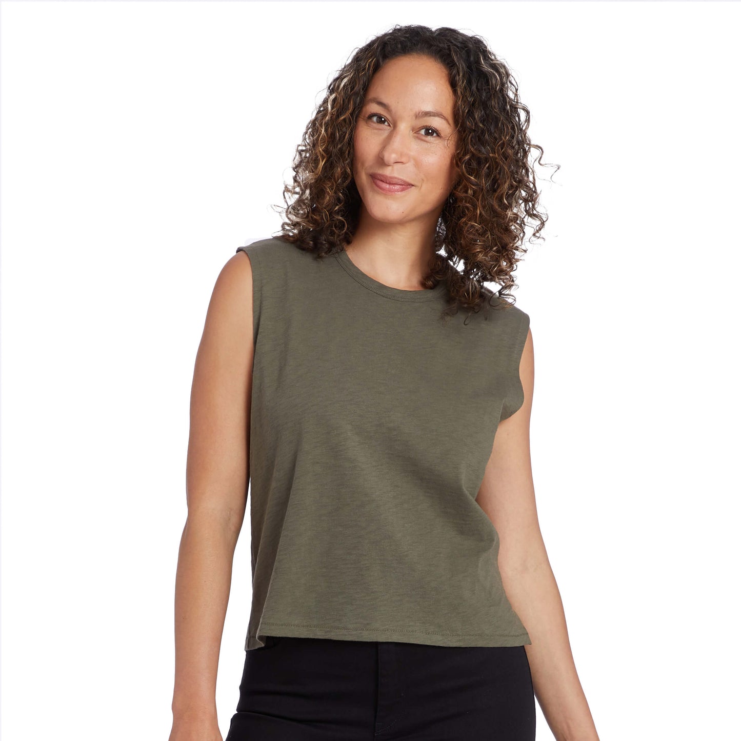Relaxed Slub Tank Tee