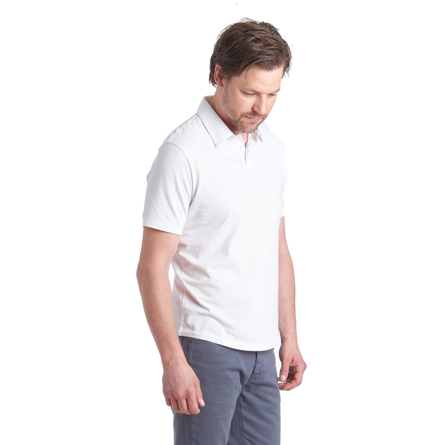 Jersey Sueded Polo
