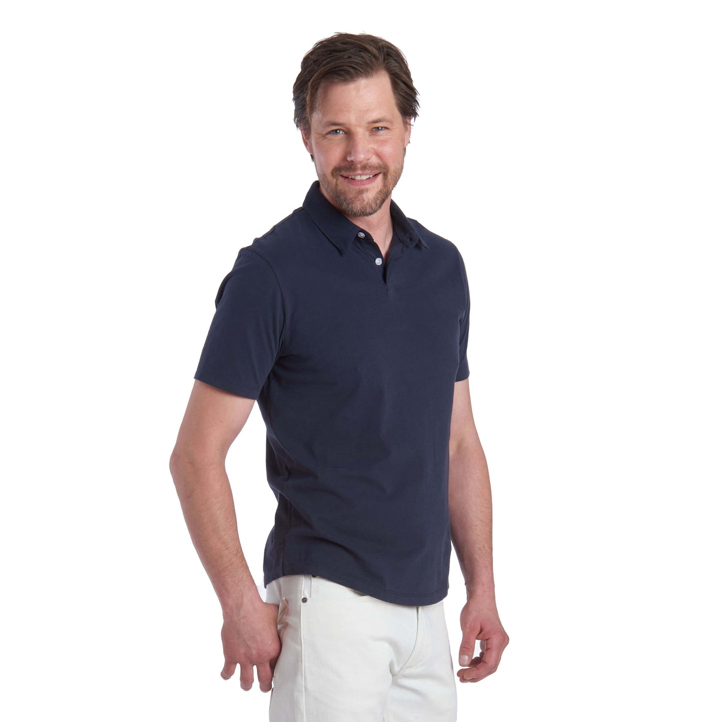 Jersey Sueded Polo