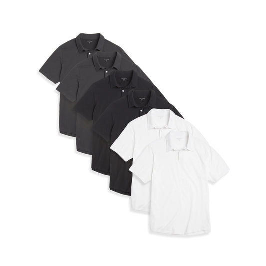 Jersey Sueded Polo 6-Pack