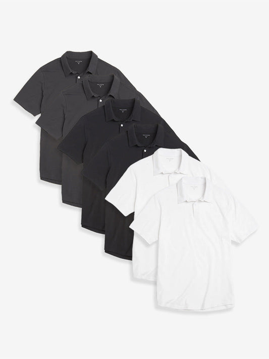 Jersey Sueded Polo 6-Pack