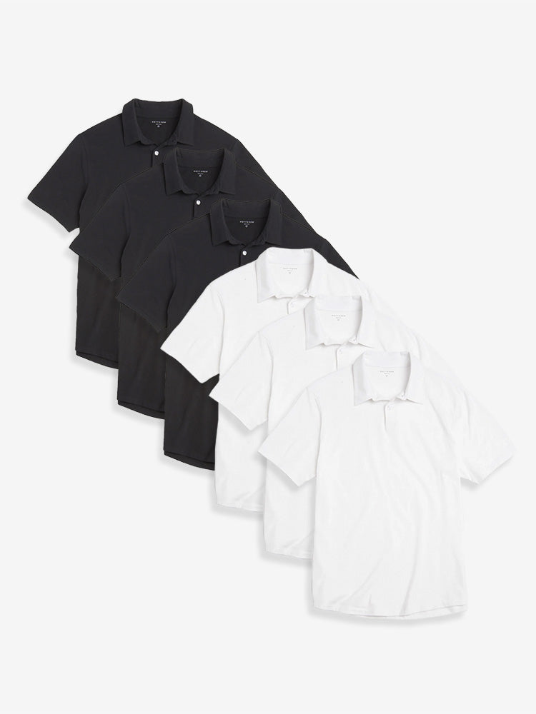Jersey Sueded Polo 6-Pack