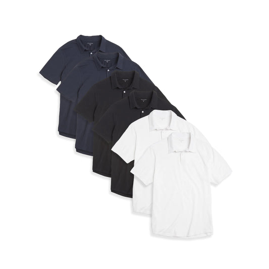 Jersey Sueded Polo 6-Pack