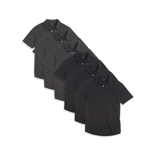 Jersey Sueded Polo 6-Pack
