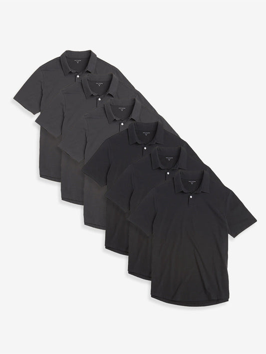 Jersey Sueded Polo 6-Pack