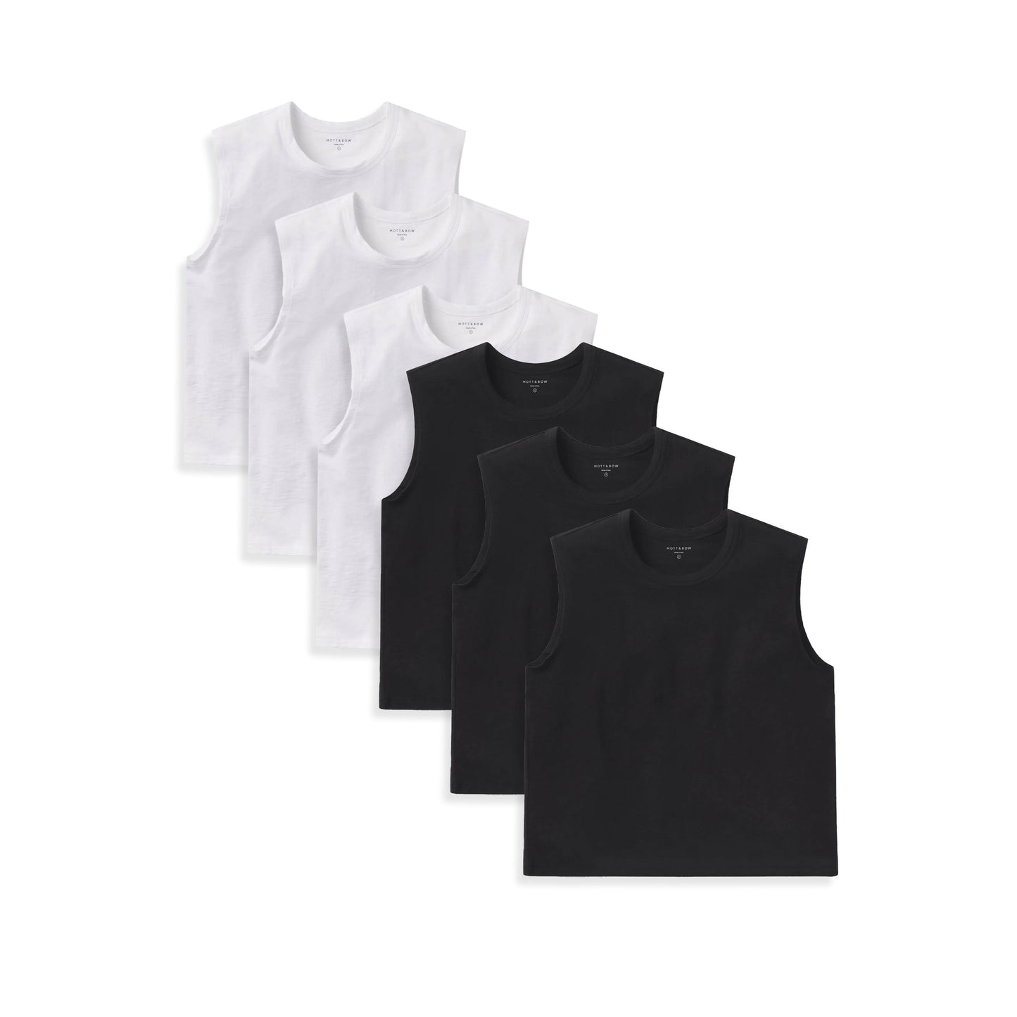 Débardeur flammé décontracté, paquet de 6