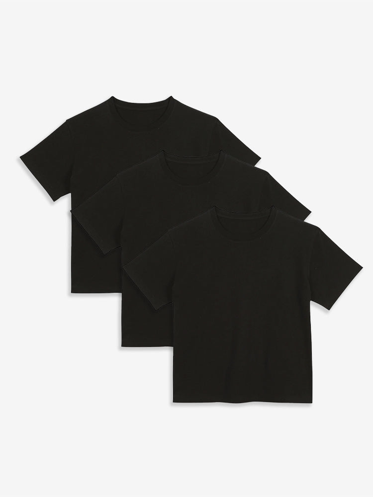 The Cotton Boxy Crew Tee 3-Pack