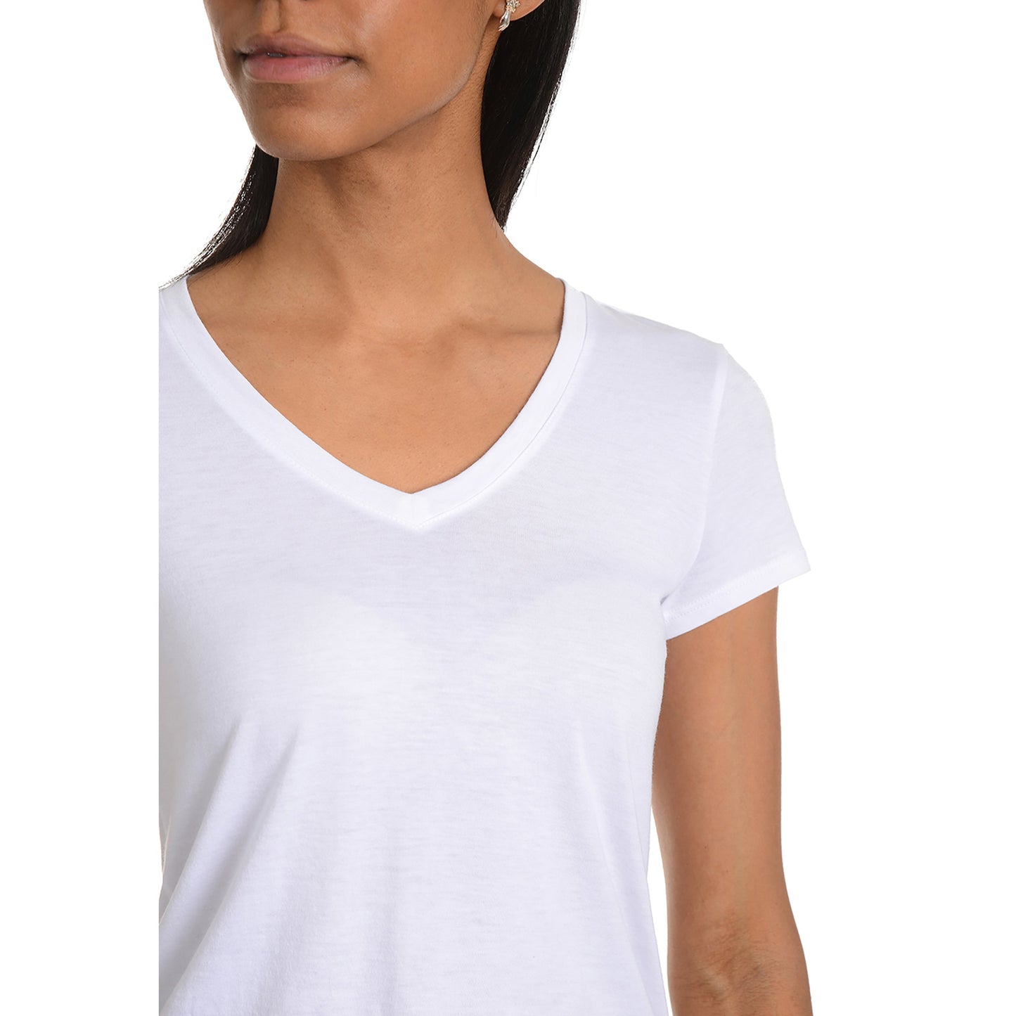 Fitted V-Neck Marcy Tee
