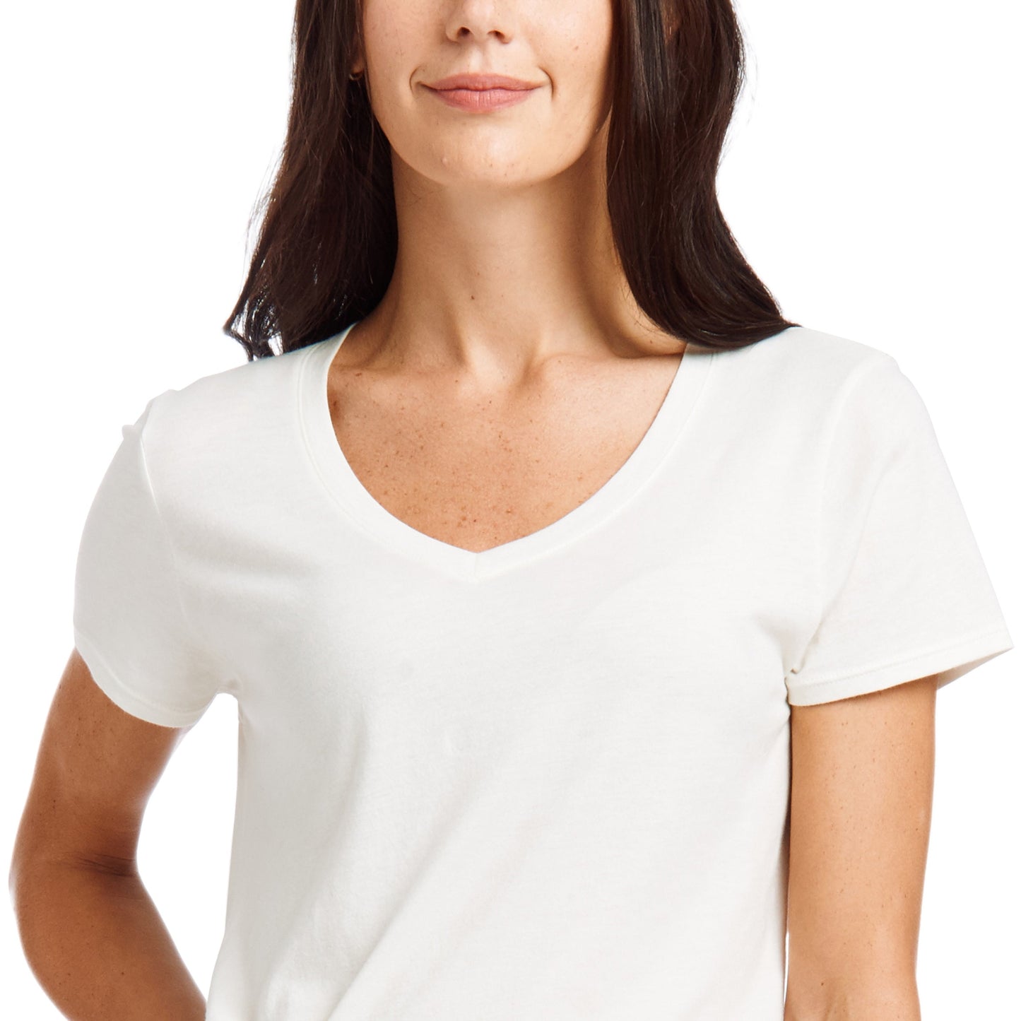 Fitted V-Neck Marcy Tee