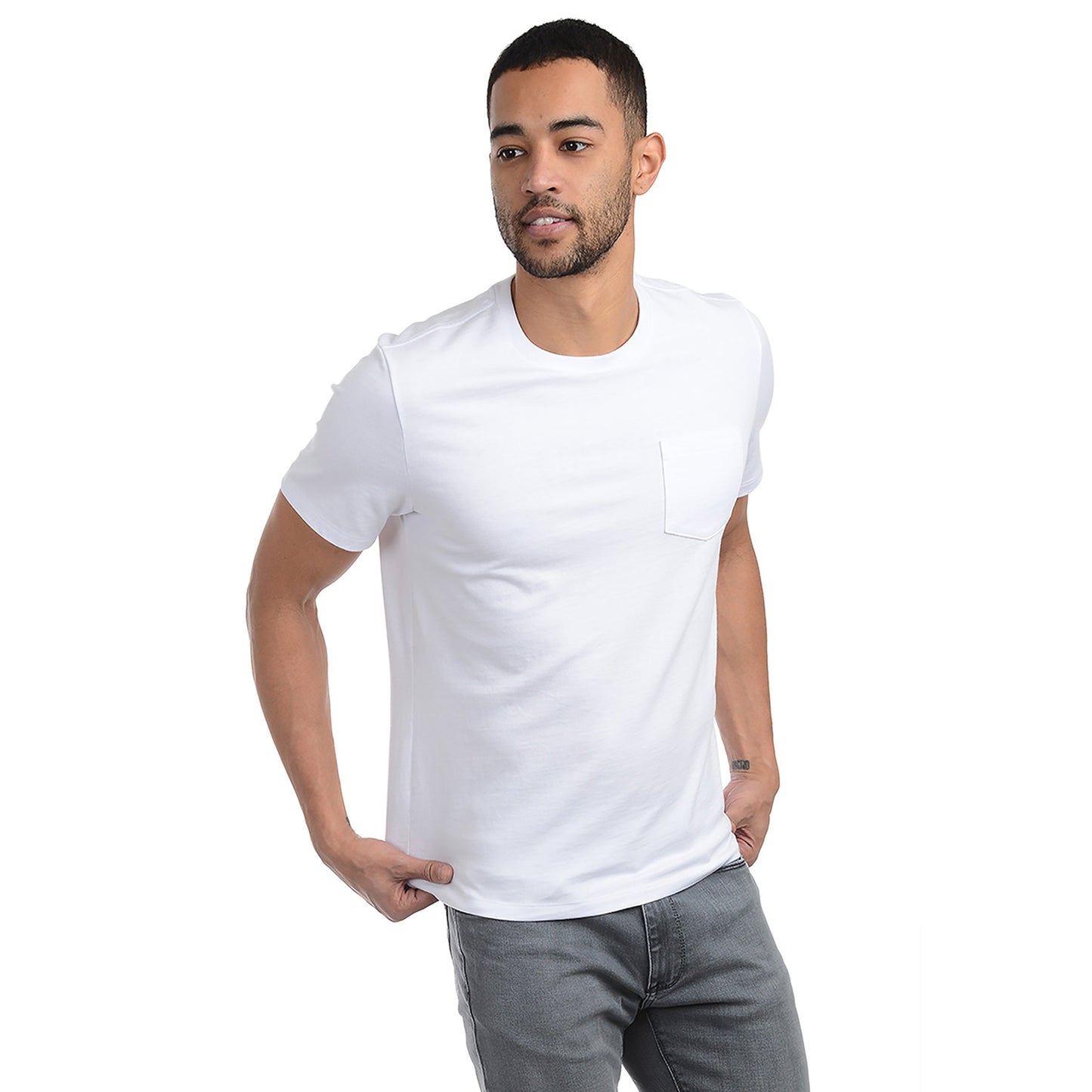 Camiseta con bolsillo de peso pesado Carlton