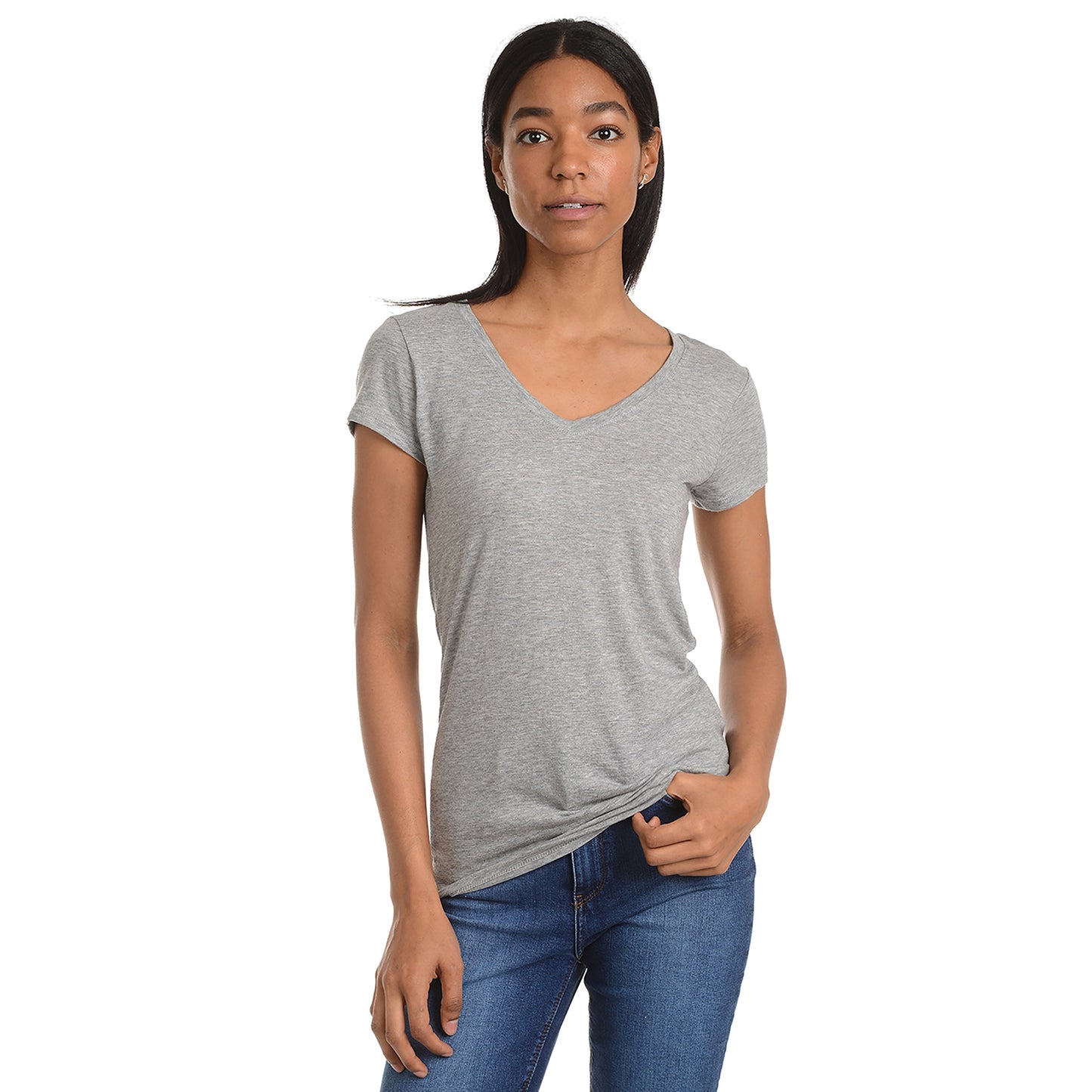 Fitted V-Neck Marcy Tee