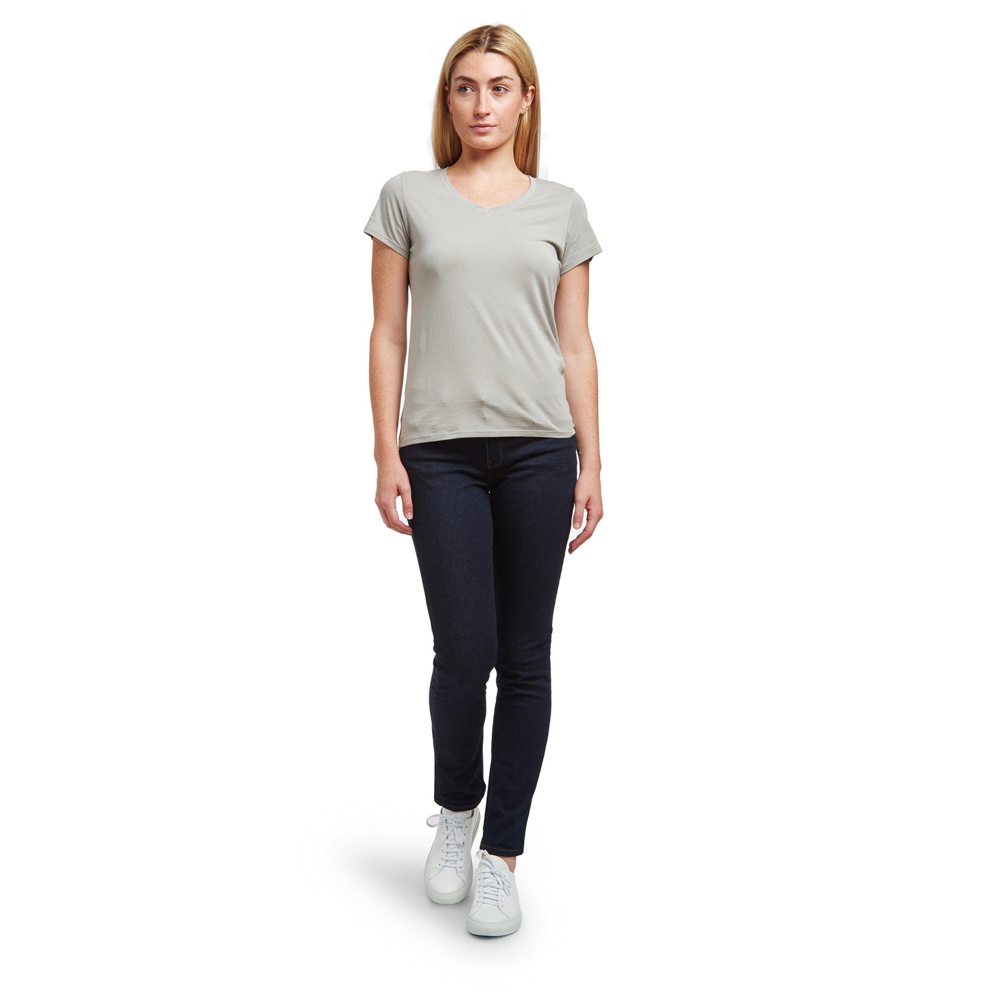 Fitted V-Neck Marcy Tee