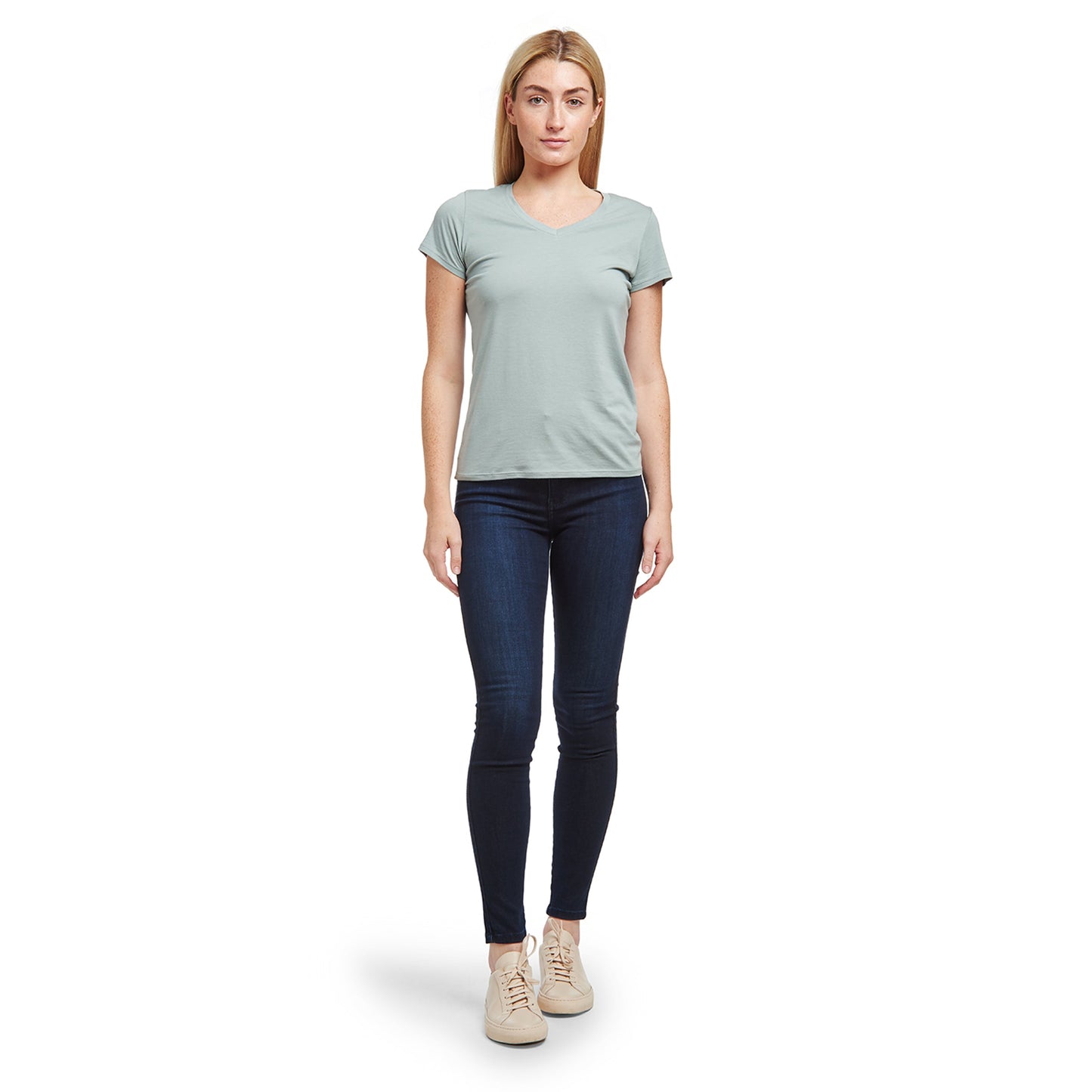 Fitted V-Neck Marcy Tee