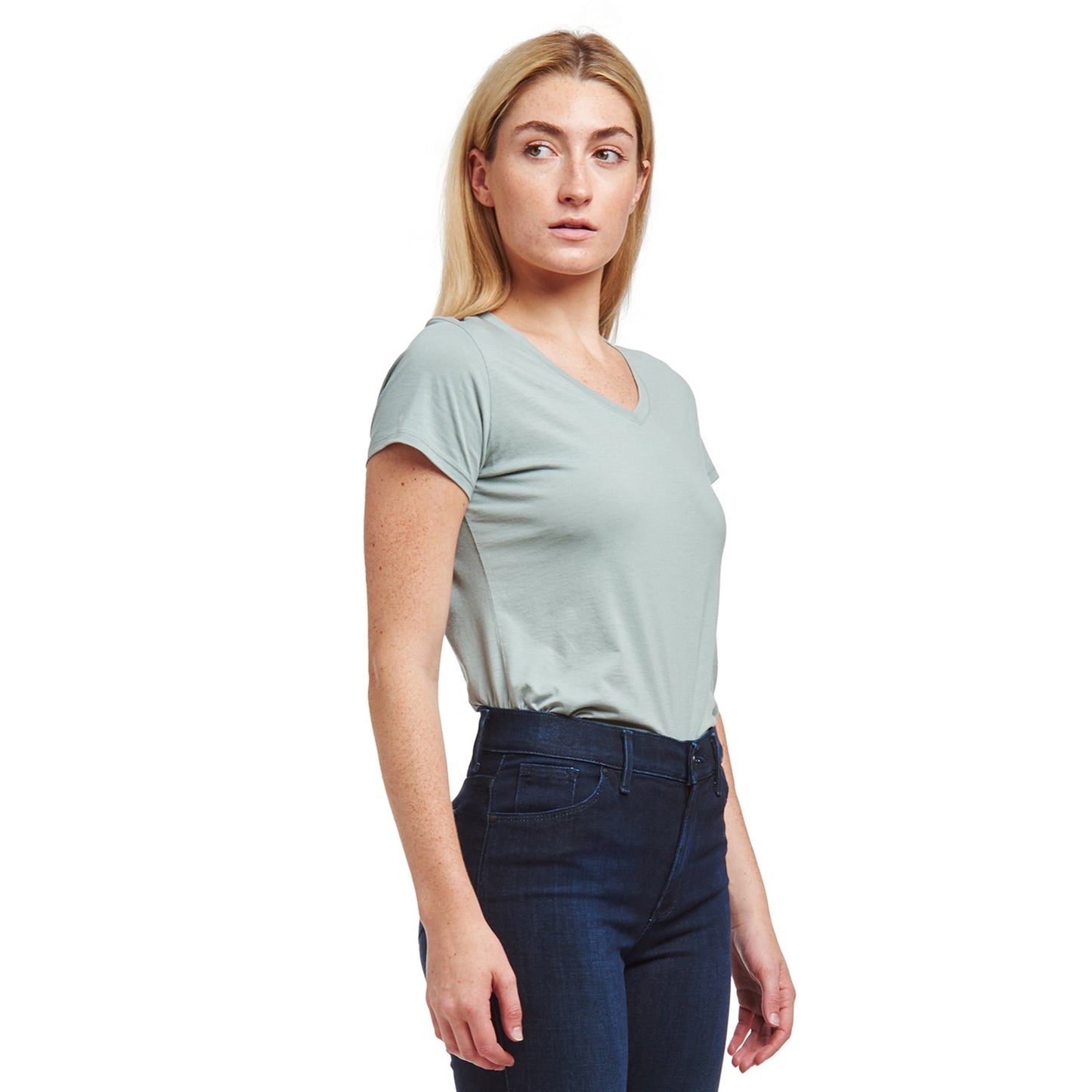 Fitted V-Neck Marcy Tee